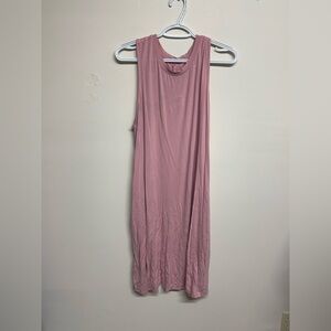 Time and Tru Dusty Rose Sleeveless Maxi Dress